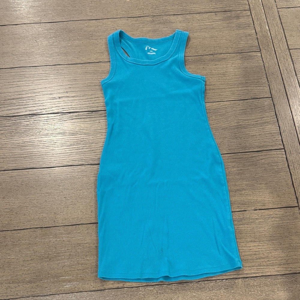 Art Class Vibrant Blue Tank Top Dress